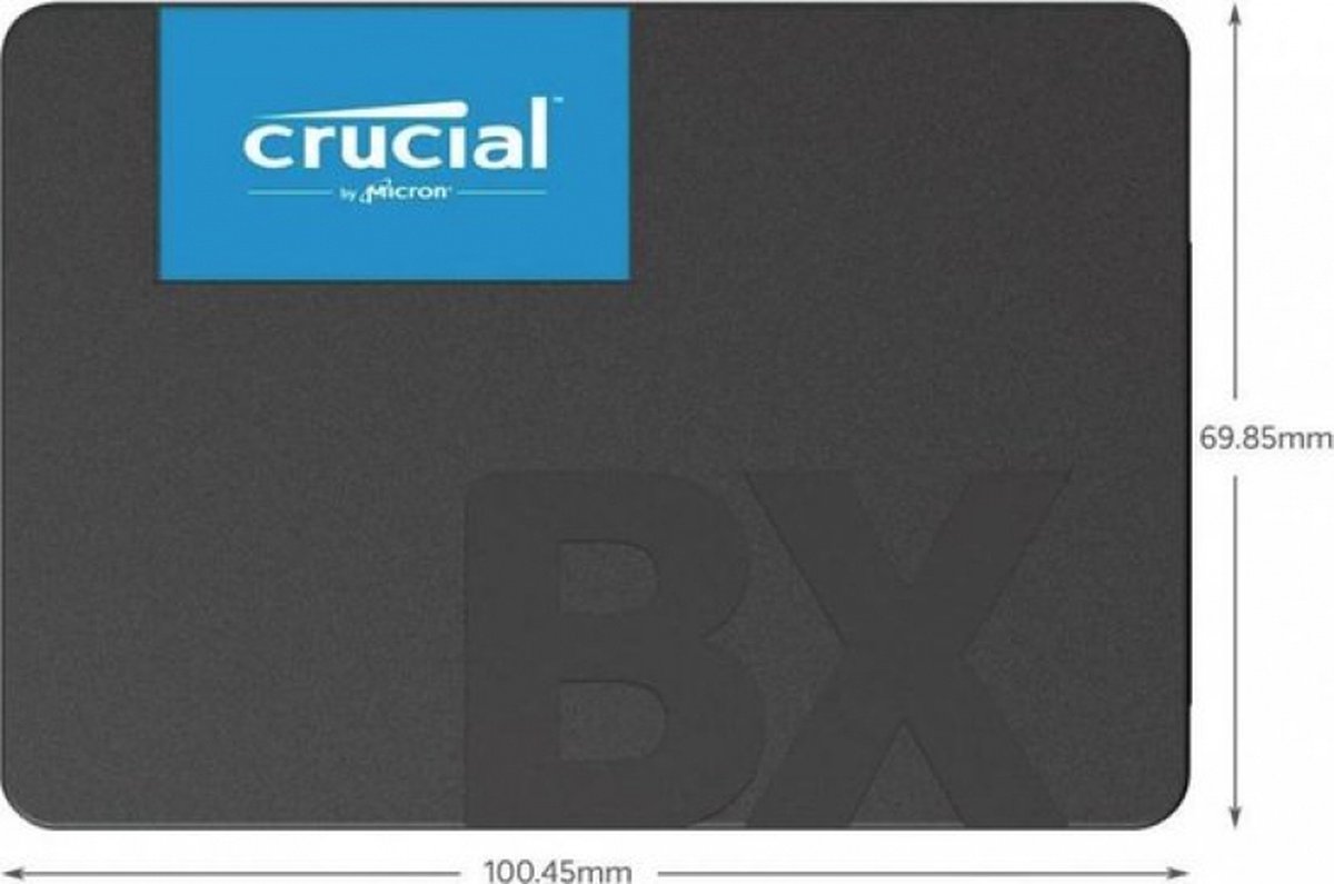 内蔵型SSD Crucial BX500 2TB Crucial BX500 2 TB - Interne SSD - 2,5 inch - SATA III - 3D NAND