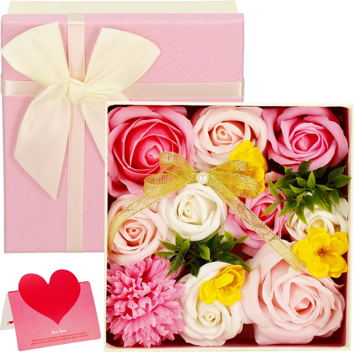 Springos Eeuwige Roos - Geschenkdoos - Geschenkbloem - Liefde
