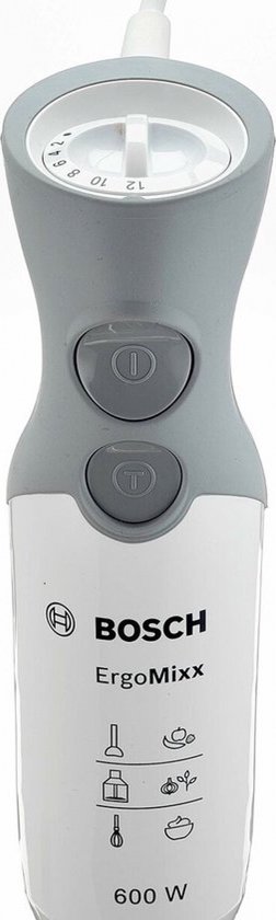 Bosch MSM66120 ErgoMixx - Staafmixer - 600W - Inclusief maatbeker en Hakmolen - Wit