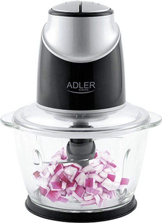 Adler AD 4082 elektrische hakmolen 1,2 l 300 W Zwart, Zilver van ADLER — afbeelding 4