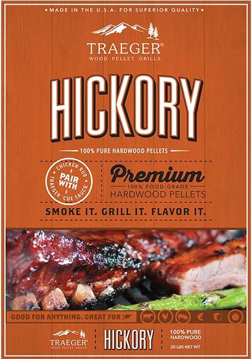 Traeger Fsc - Pellets Hickory 9 kg sac