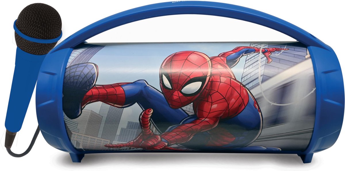 Spiderman Draagbare Bluetooth Speaker - Met microfoon - Stereo