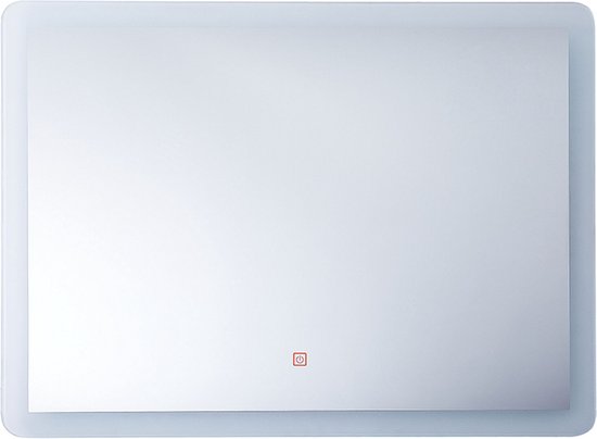 Beliani CORROY - Miroir LED- Argent - Glas