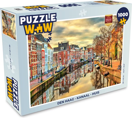 Puzzel Den Haag - Kanaal - Huis - Legpuzzel - Puzzel 1000 stukjes  volwassenen | bol