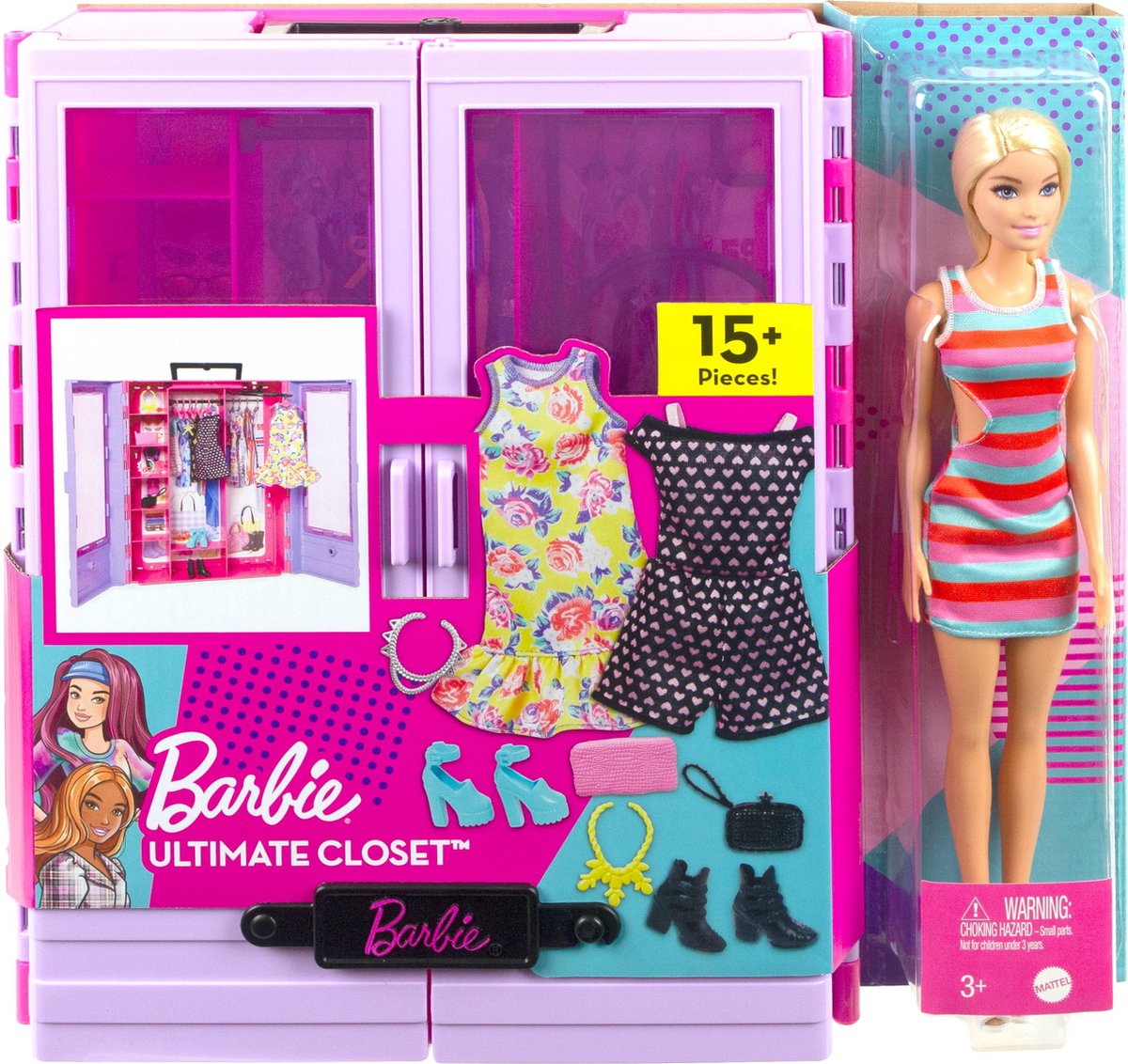 Barbie Super Kledingkast - Barbiepop - Barbie kleertjes — afbeelding 10