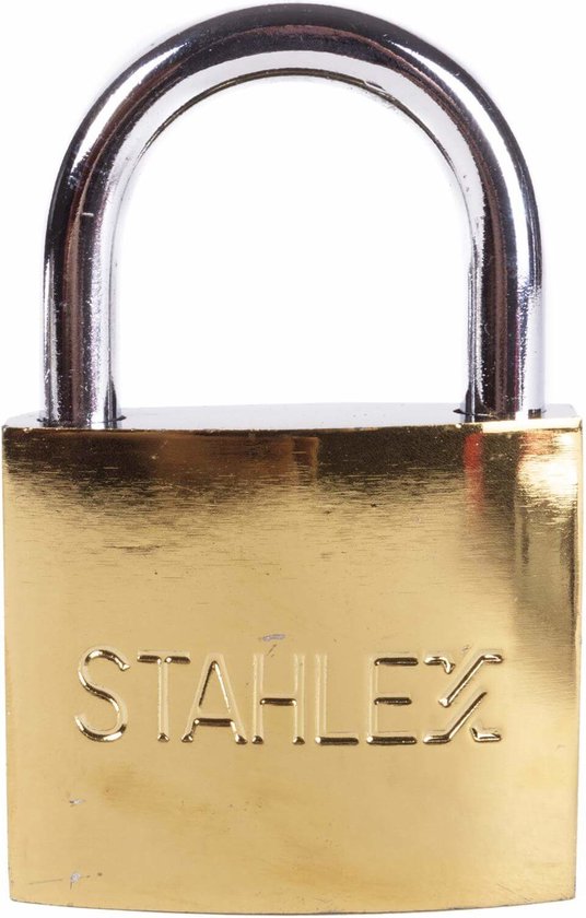 Yale Hangslot messing zware uitvoering 50 mm met zwarte body kopen
