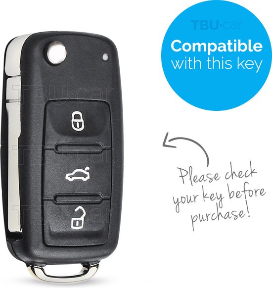 Housse de clé Volkswagen - Housse de clé Chrome / TPU / Housse de  protection pour clé... | bol.com