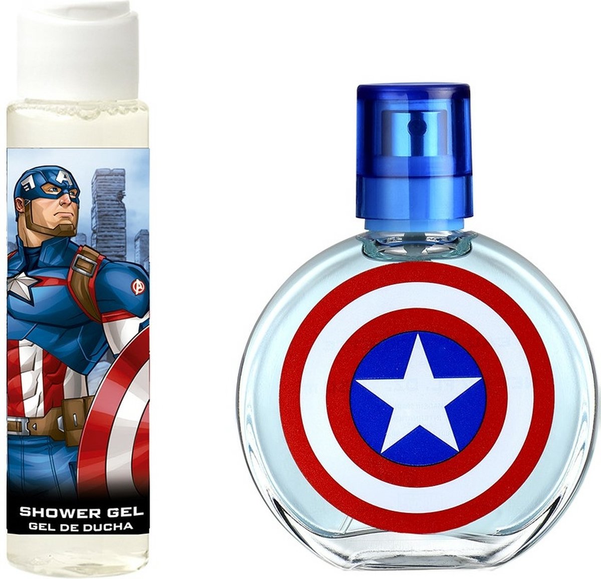 Captain America Coffret cadeau - Eau De Toilette 100 ml & Gel Douche 60 ml  - Avec... | bol.com