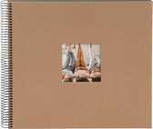Goldbuch - Spiraal fotoalbum Bella Vista - Hazelnoot - 35x30 cm