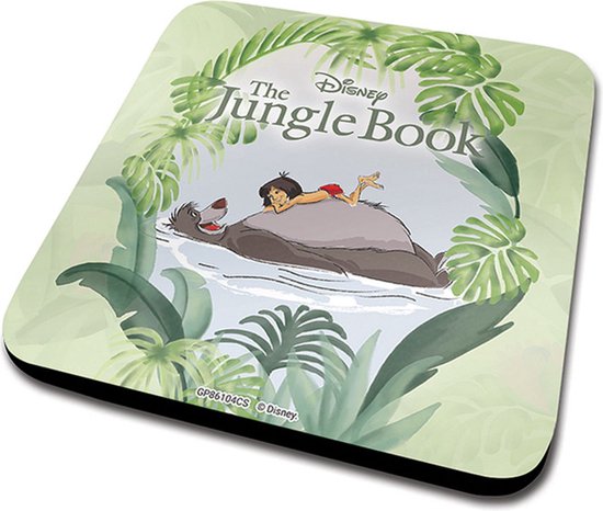 The Jungle Book - Mok, onderzetter en sleutelhanger van Mowgli & Baloo Geschenkset - Pyramid International