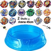 BURST TOP FORCE BATTLE ARENA / SPIN TOL /  Arena Pakket / Compleet inclusief Arena  geschikt voor Beyblade / 2 Shooters / 2 SPIN TOLLEN / SUPER PAKKET