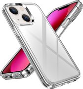 Coque Apple iPhone 14 Plus - Mobigear - Série Crystal - Coque arrière en plastique rigide - Transparente - Coque adaptée pour Apple iPhone 14 Plus