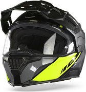 Nexx X.Vilijord Hi-Viz Neon Grey Modular Helmet M - Maat M - Helm