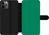 Bookcase Geschikt voor iPhone 11 Pro Max telefoonhoesje - Groen - Bos - Kleuren - Met vakjes - Wallet case met magneetsluiting