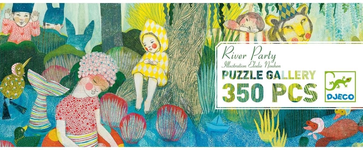 Djeco - Puzzel - River Party - 350 stukjes