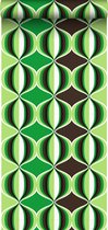 Sanders & Sanders papier peint motif graphique vert - 935230-53 x 1005 cm