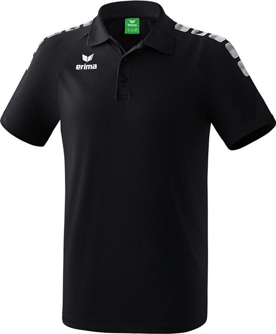 Erima Essential 5-C Polo Kind Zwart-Wit Maat 152