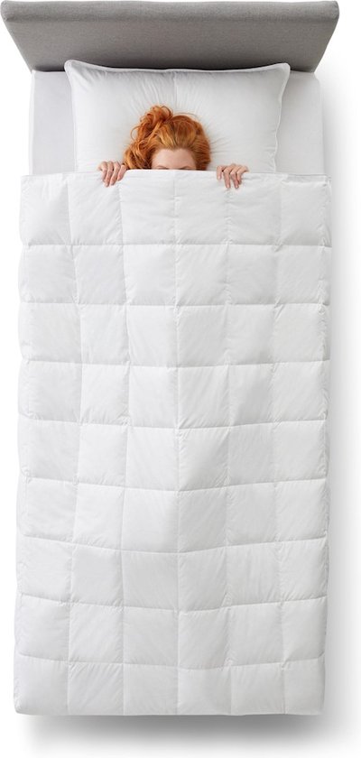 Couette en duvet hollandais - 90% duvet - Simple - 140x220 cm - Blanc