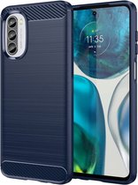 Kwnobile Hoesje Voor Motorola Moto G52 / G82 5G - Met Draagkoord, In Poederroze/donkerbruin/transparant Design