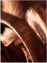 WallClassics - Poster Glanzend – Bronzen Platen - 60x80 cm Foto op Posterpapier met Glanzende Afwerking