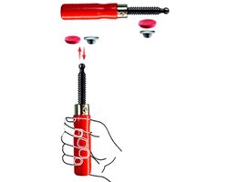 Bessey - ergonomisch houten handgreep - met drukplaat