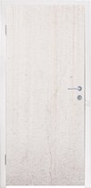 Deursticker Beton - Muur - Wit - 95x235 cm - Deurposter