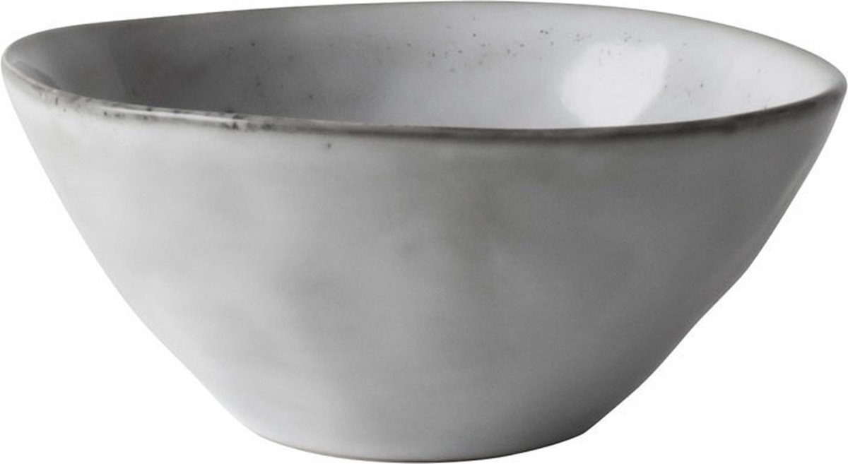 Dutch Rose Organic Kommen - Schaaltjes - Ø11,5cm - Stoneware Handgemaakt - Licht Grijs