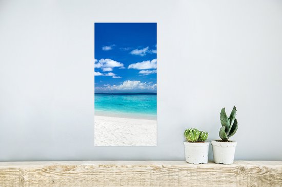 Affiche Plage - Mer - Palmier - Île - 20x40 cm