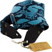 Holy Cow Straps Blue Snake 80's - Custom Series hand-made strap - meerkleurig
