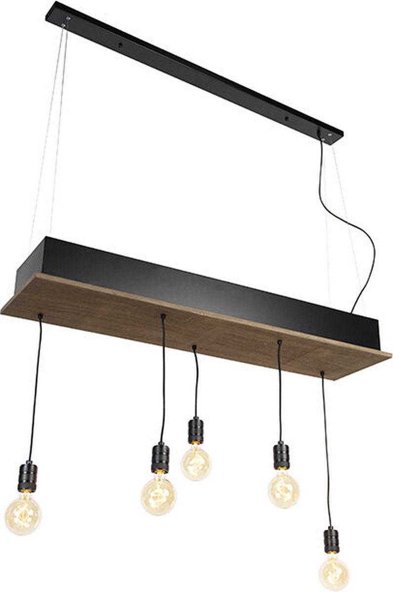 Lumière Hanglamp Courtney Zwart, Bruin hanglampen industrieel