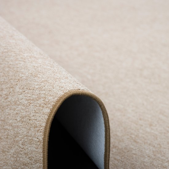 Snapstyle Mona - Tappeto Velluto a Pelo Alto - Mescola Taupe - Rotondo - 4 Dimensioni