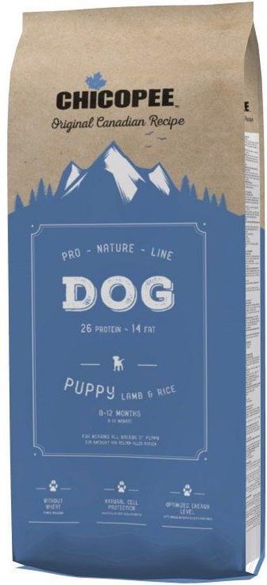 Chicopee PNL Puppy Lam & Rijst 20 kg