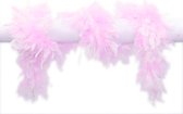 Boa prinses voor kinderen met lurex roze/wit