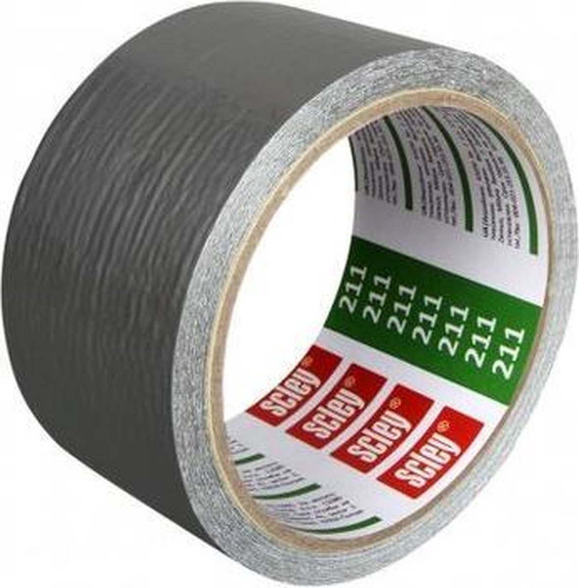 Scley - Universele Stoffen Montagetape - 48mm x 50m - Grijs - Hoge Kleefkracht