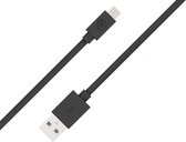 Bigben Connected, USB A/micro-USB-kabel 1,2 m - 2,1 A, Zwart