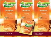 Thee pickwick rooibos honey 25x1.5gr | Omdoos a 3 pak x 25 stuk | 3 stuks