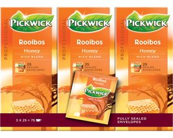 Pickwick - Professional Rooibos Honing - 3x 25 zakjes