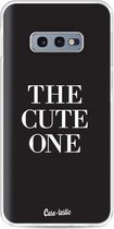 Casetastic Samsung Galaxy S10e Hoesje - Softcover Hoesje met Design - The Cute One Print