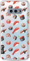 Casetastic Samsung Galaxy S10e Hoesje - Softcover Hoesje met Design - All The Sushi Print