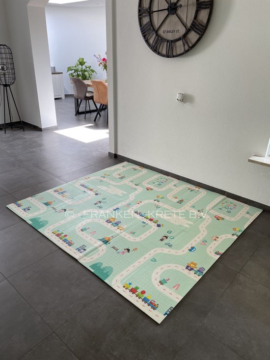 Tapis de Jeu pour Enfant Bebe 180x200x1,5cm pour Sol XXL en Mousse