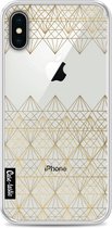 Casetastic Softcover Apple iPhone X - Golden Diamonds