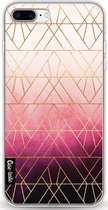 Casetastic Softcover Apple iPhone 7 Plus / 8 Plus - Pink Ombre Triangles
