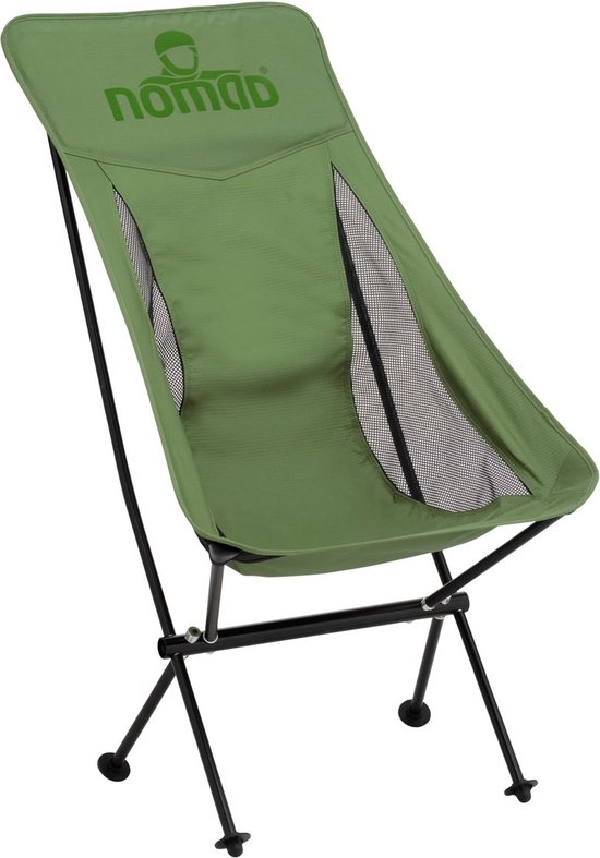 NOMAD® Campingstoel | Sarek Comfort Premium | Groen | Compacte pakmaat |  Lichtgewicht | bol.com