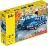 1:24 Heller 50325 Gendarmerie Renault Estafette - Renault 4TL Plastic Modelbouwpakket