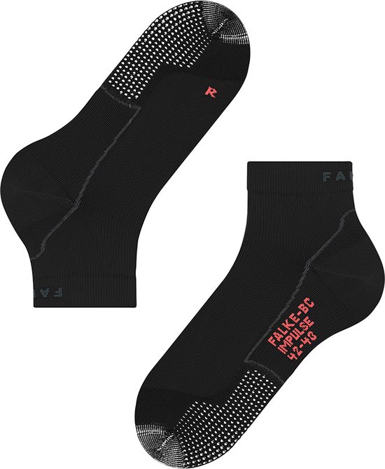 FALKE BC Impulse Short unisex biking sokken kort - zwart (black) - Maat: 46-48