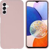 iMoshion Hoesje Geschikt voor Samsung Galaxy A14 (5G) / A14 (4G) Hoesje Siliconen - iMoshion Color Backcover - roze