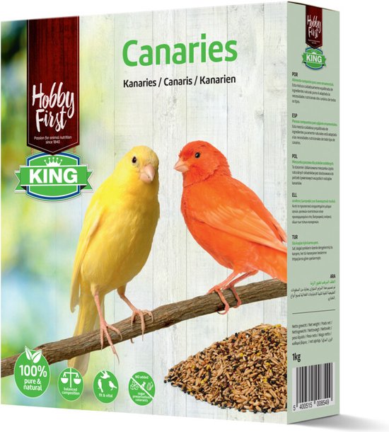 7x Hobby First King Kanarie 1 kg | bol