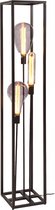 Furntastik Ancona Vloerlamp, 3-lichts, zwart