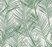 PALMBLADEREN BEHANG | Botanisch - groen wit - A.S. Création Attractive 2