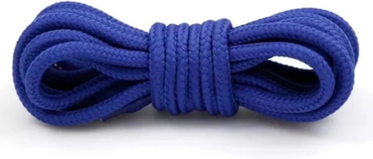 Ronde schoenveters BLAUW- 160cm- dikte 5 MM- Outdoor/ sport schoenen veters